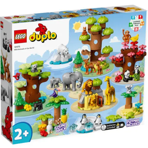 LEGO DUPLO, Klocki Dzikie Zwierzęta świata, 10975