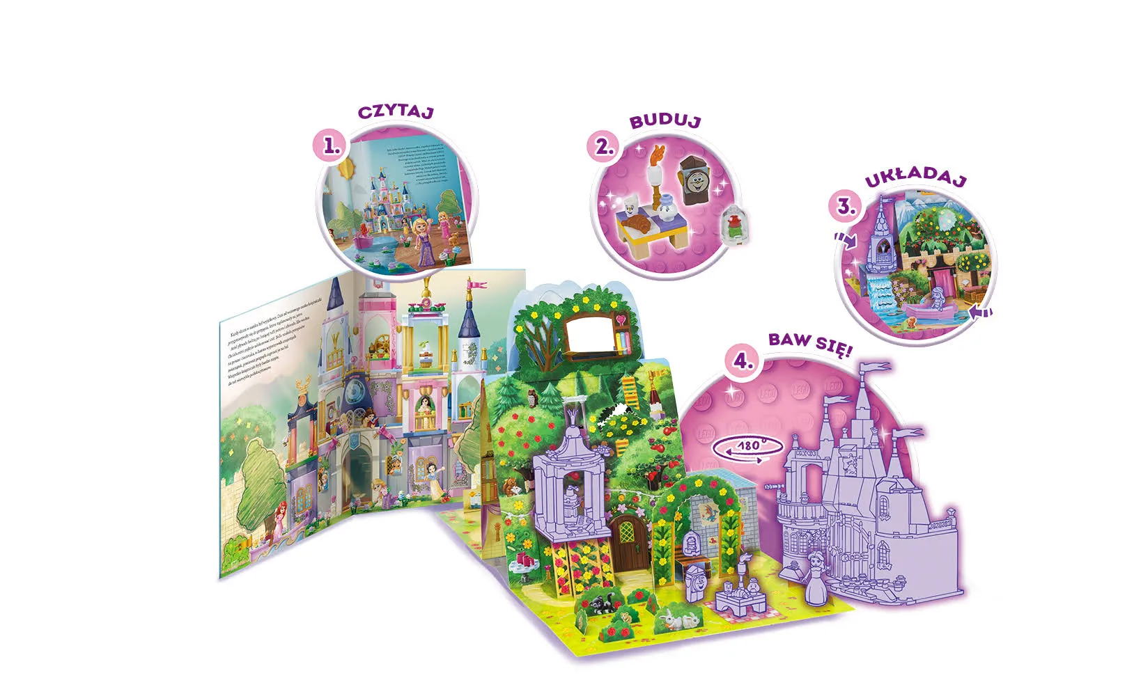 LEGO Disney Księżniczka. Sekretny Ogród Czytaj, Buduj, Baw Się