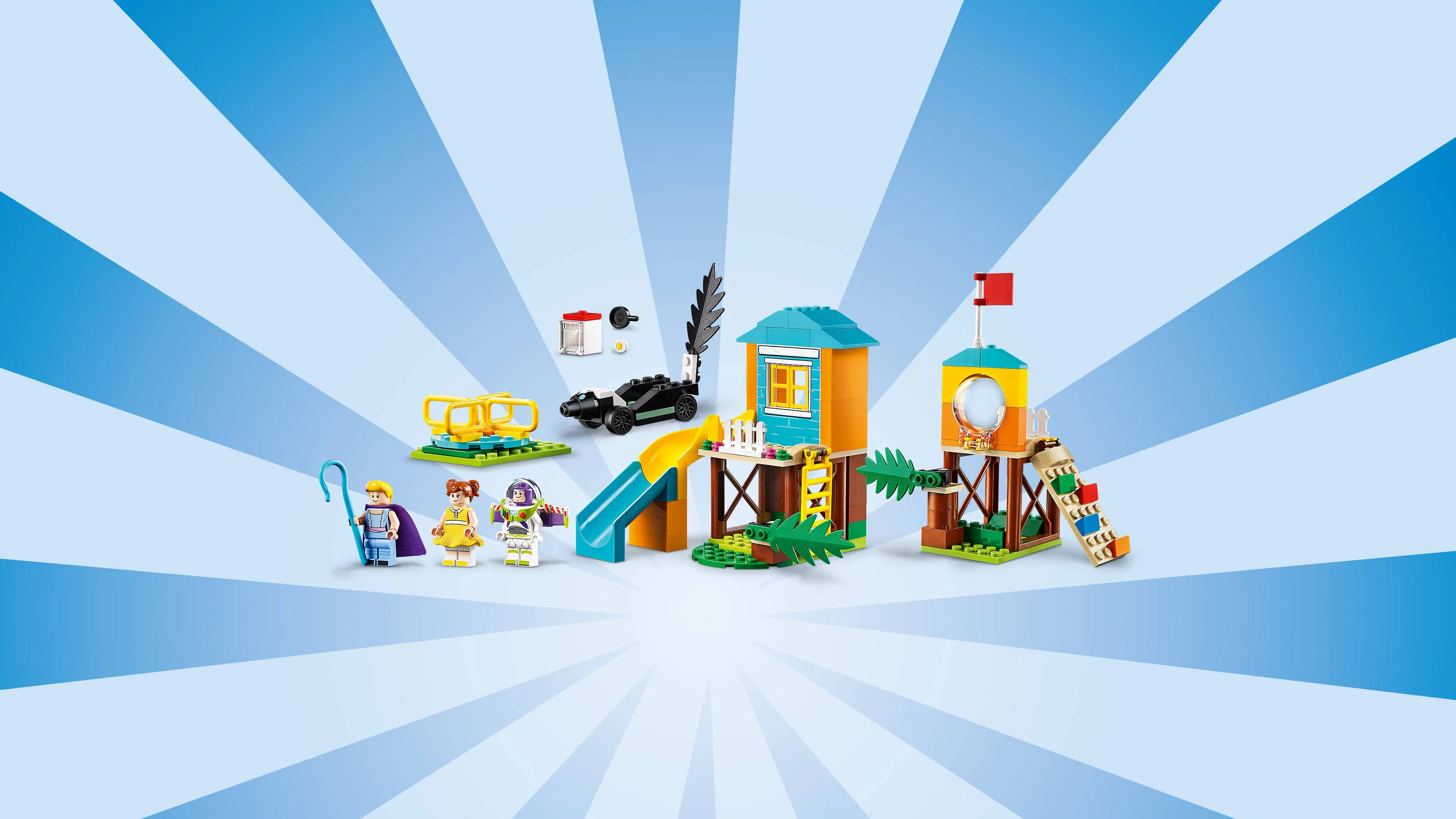 LEGO JUNIORS 10768 PRZYGODA BUZZA I BOU NA PLACU ZABAW