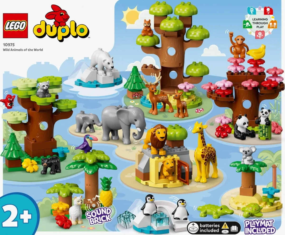 LEGO Klocki DUPLO 10975 Dzikie zwierzęta świata