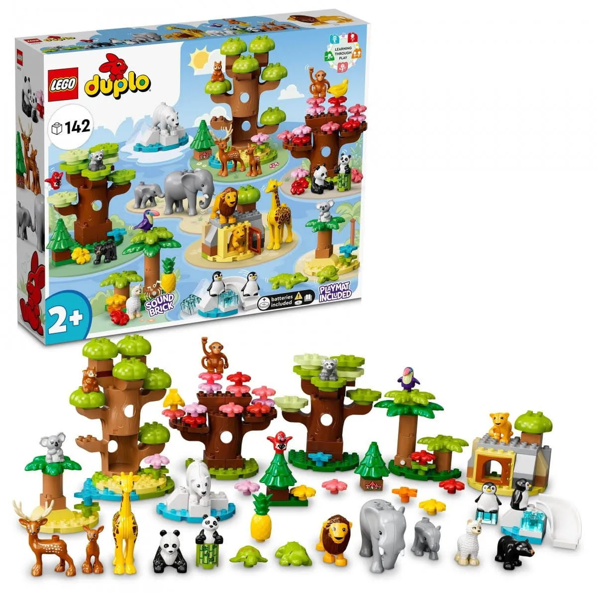 LEGO Klocki DUPLO 10975 Dzikie zwierzęta świata