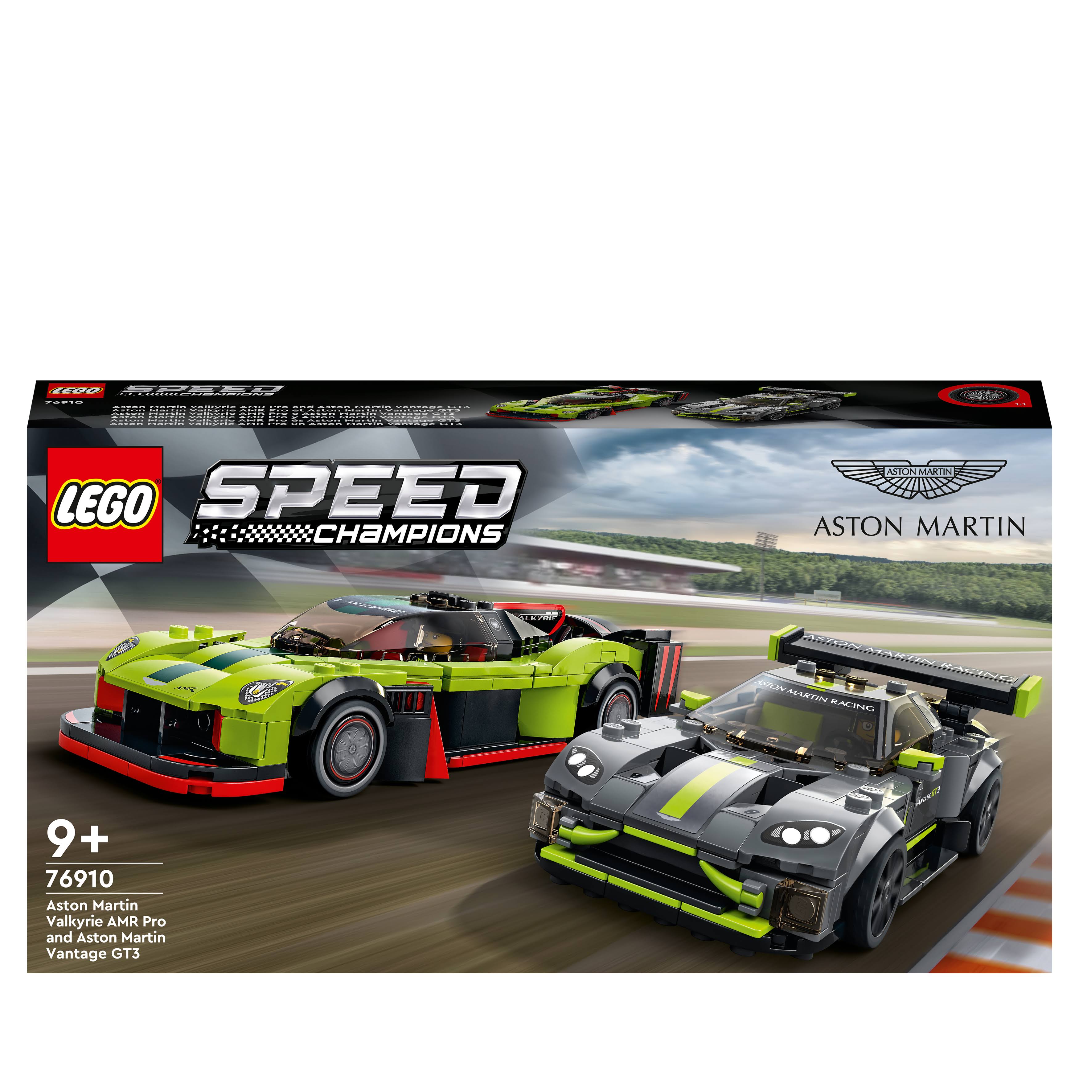 LEGO (76910) Speed Champions - Aston Martin Valkyrie AMR Pro i Aston Martin Vantage GT3