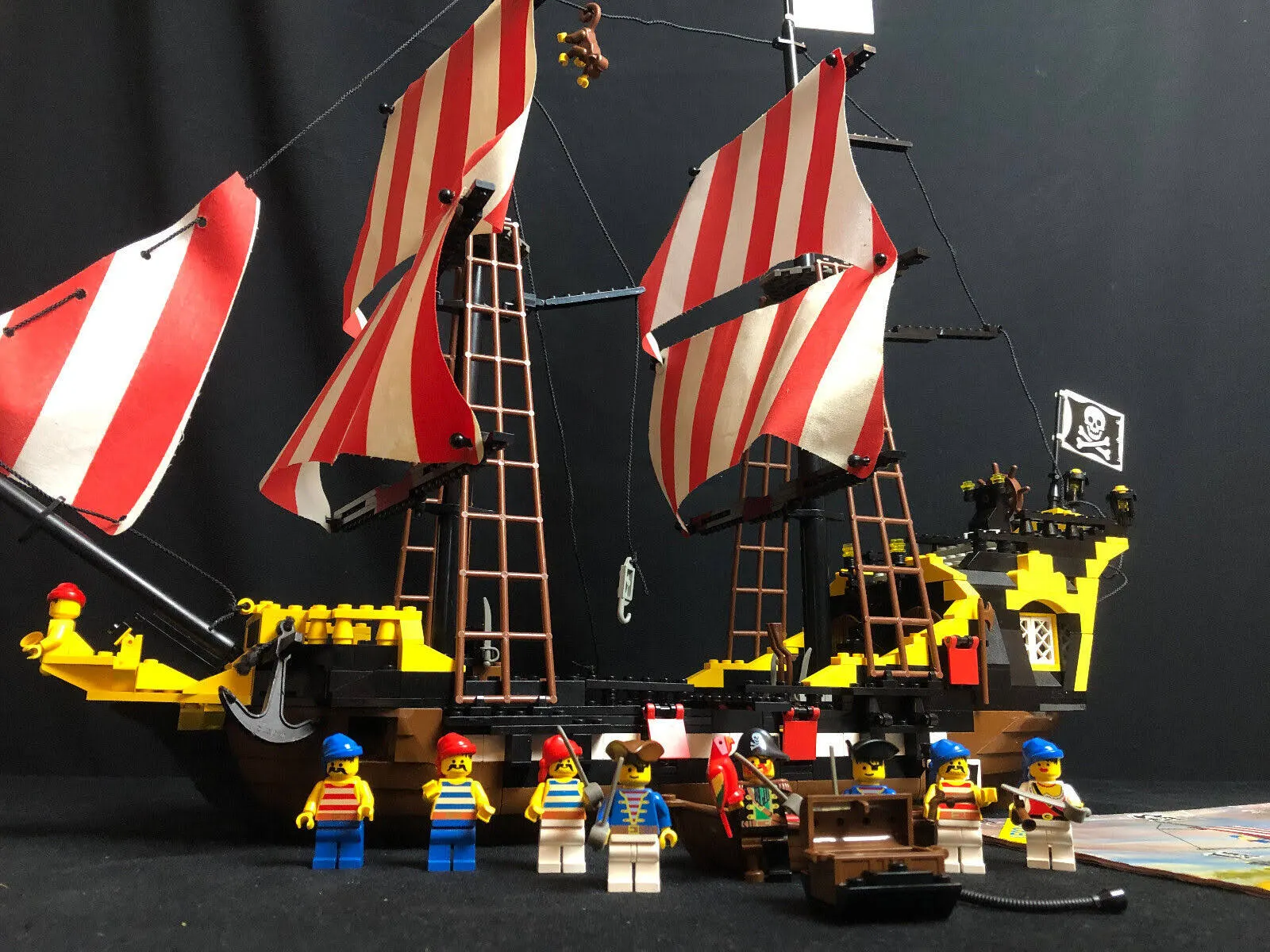 Lego 6285 Piraci I Black Seas Barracuda (dark Shark) Statek Piracki Z