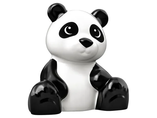 Lego Duplo miś panda zwierzęta 1szt 49989pb01 70690pb01 (bez figurki)