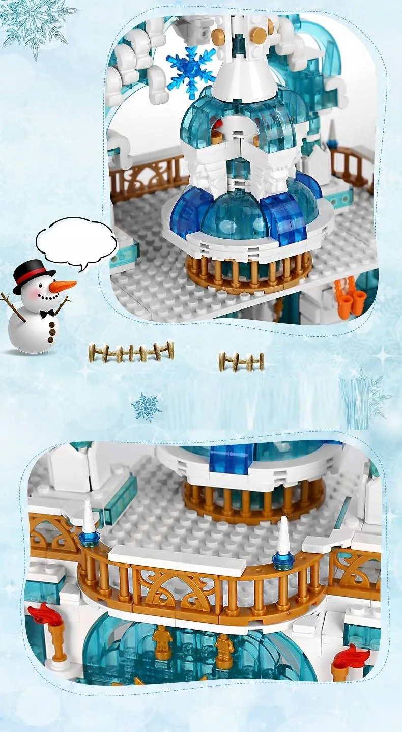 Lodowy Zamek Klocki 11007 Mould King 1098 elementów Kraina Lodu