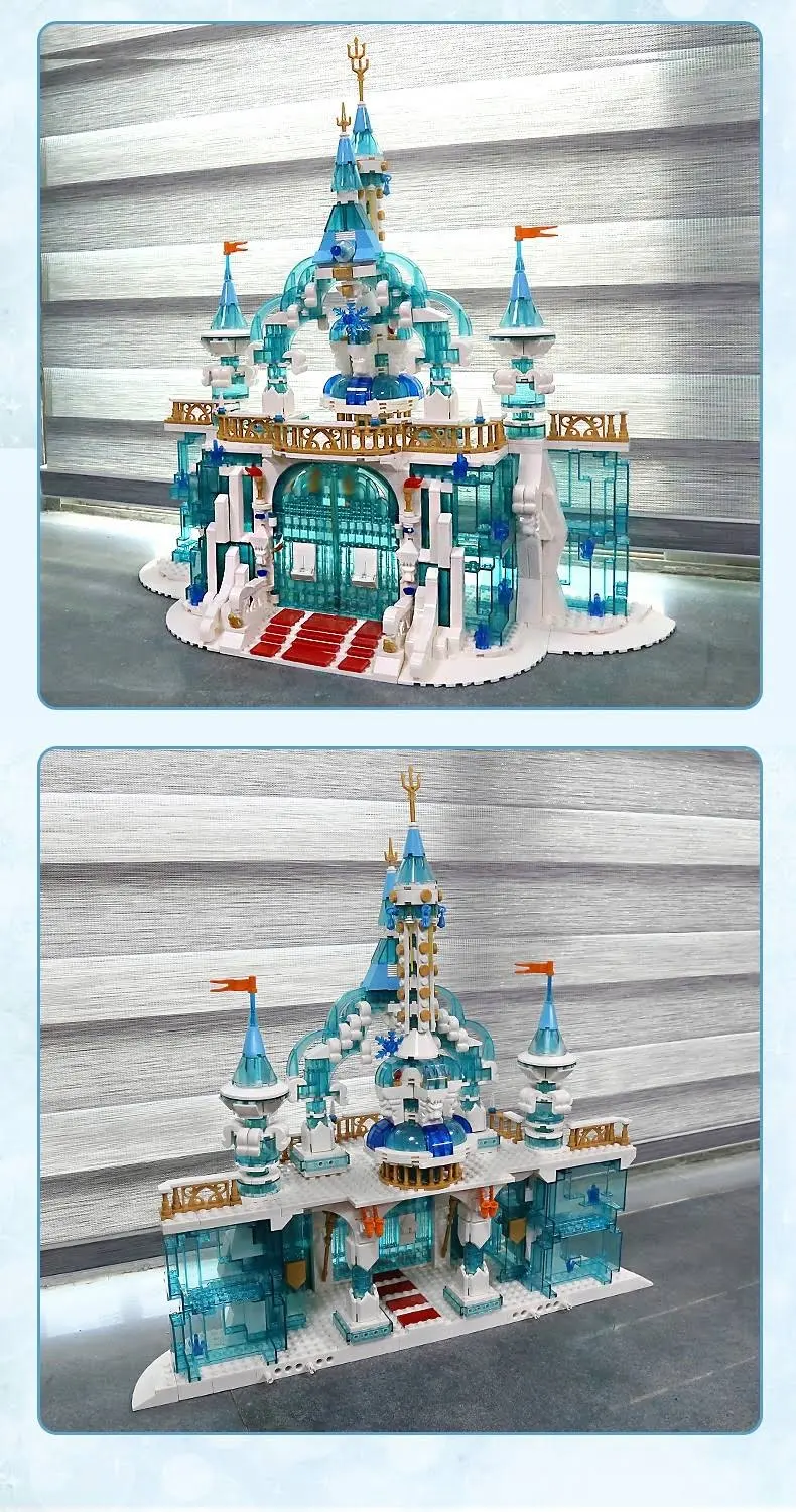 Lodowy Zamek Klocki 11007 Mould King 1098 elementów Kraina Lodu