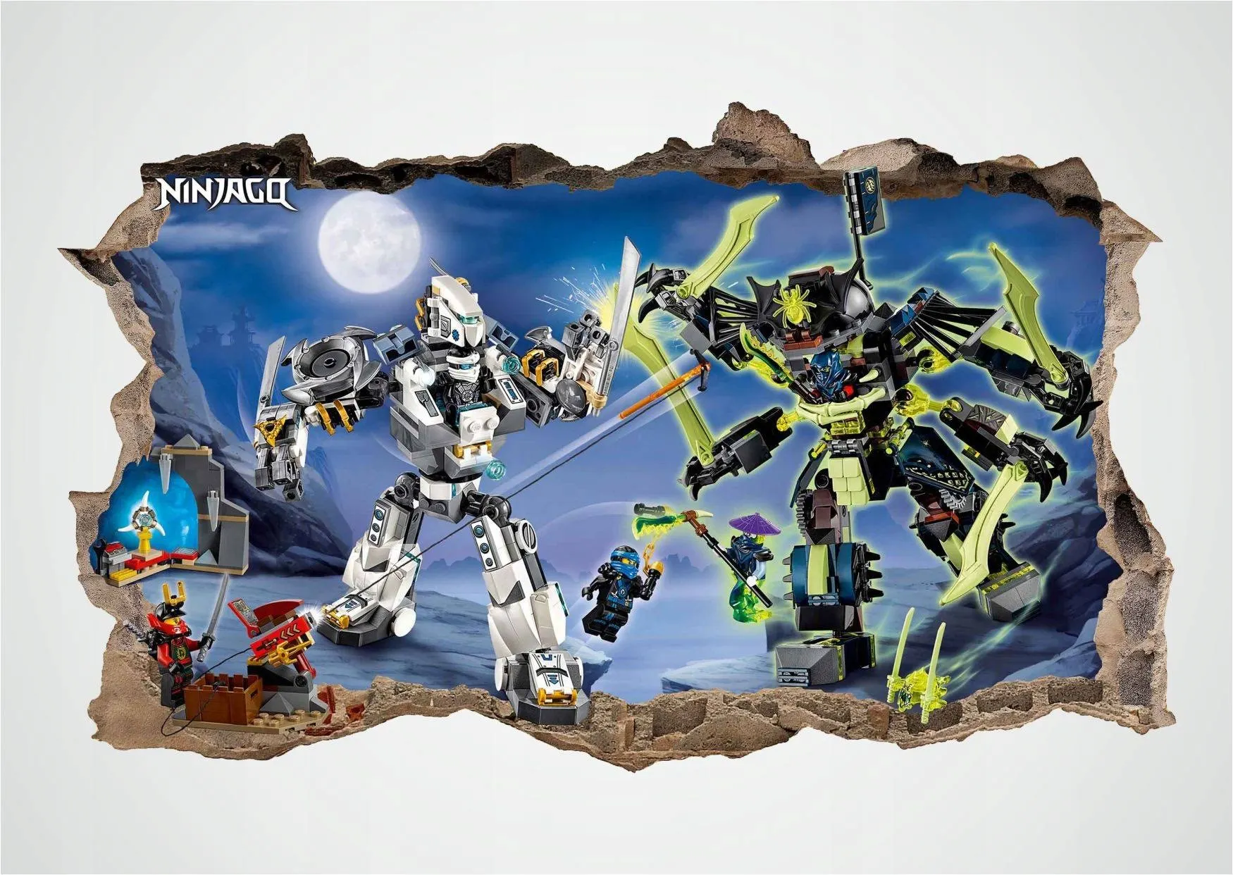 Naklejka Psi Patrol Lego Ninjago Duży wybór