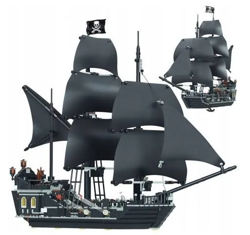 Piraci Statek Piracki Z Karaibów Czarna Perła Duży