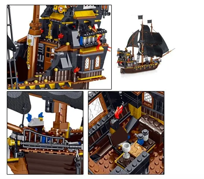 Piraci Statek Piracki Z Karaibów Czarna Perła Klocki Dla Dziecka Eternity
