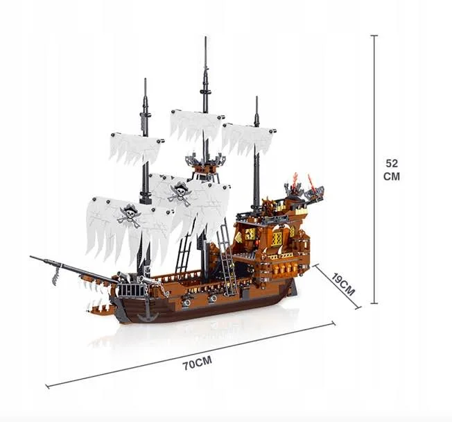 Piraci Statek Piracki Z Karaibów Czarna Perła Klocki Dla Dziecka Eternity