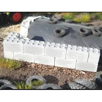 Rebel - Juweela: Bloki betonowe z wypustkami (zestaw mały)
