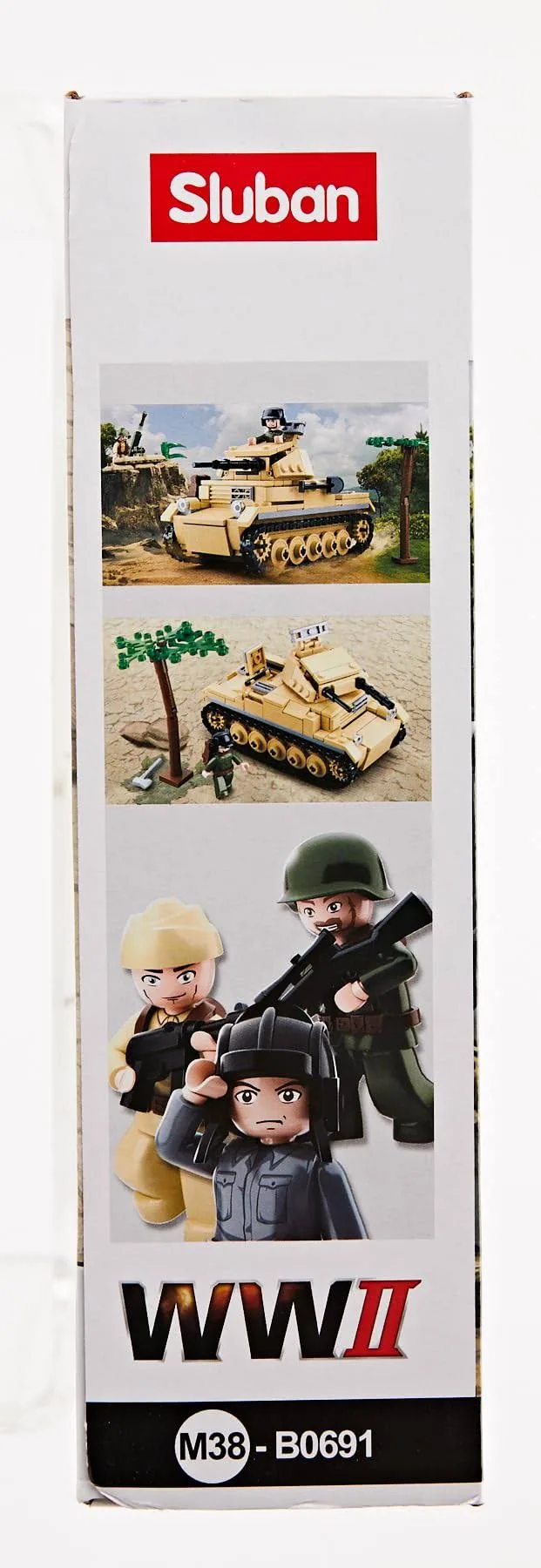 Sluban WWII M38-B0691 Niemiecki czołg Panzer II / Lego - kompatybilny