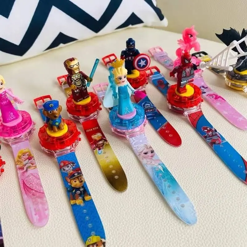 zegarek elektroniczny dla dzieci klocki Psi Patrol Marshall figurka lego