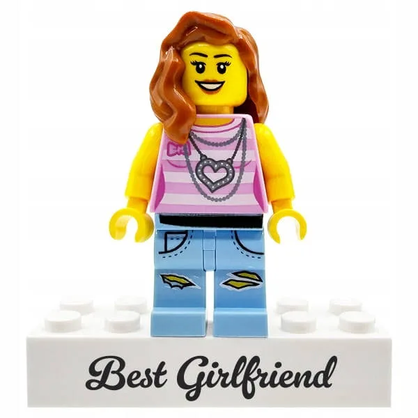 Dziewczyna personalizowana figurka ludzik z części Lego