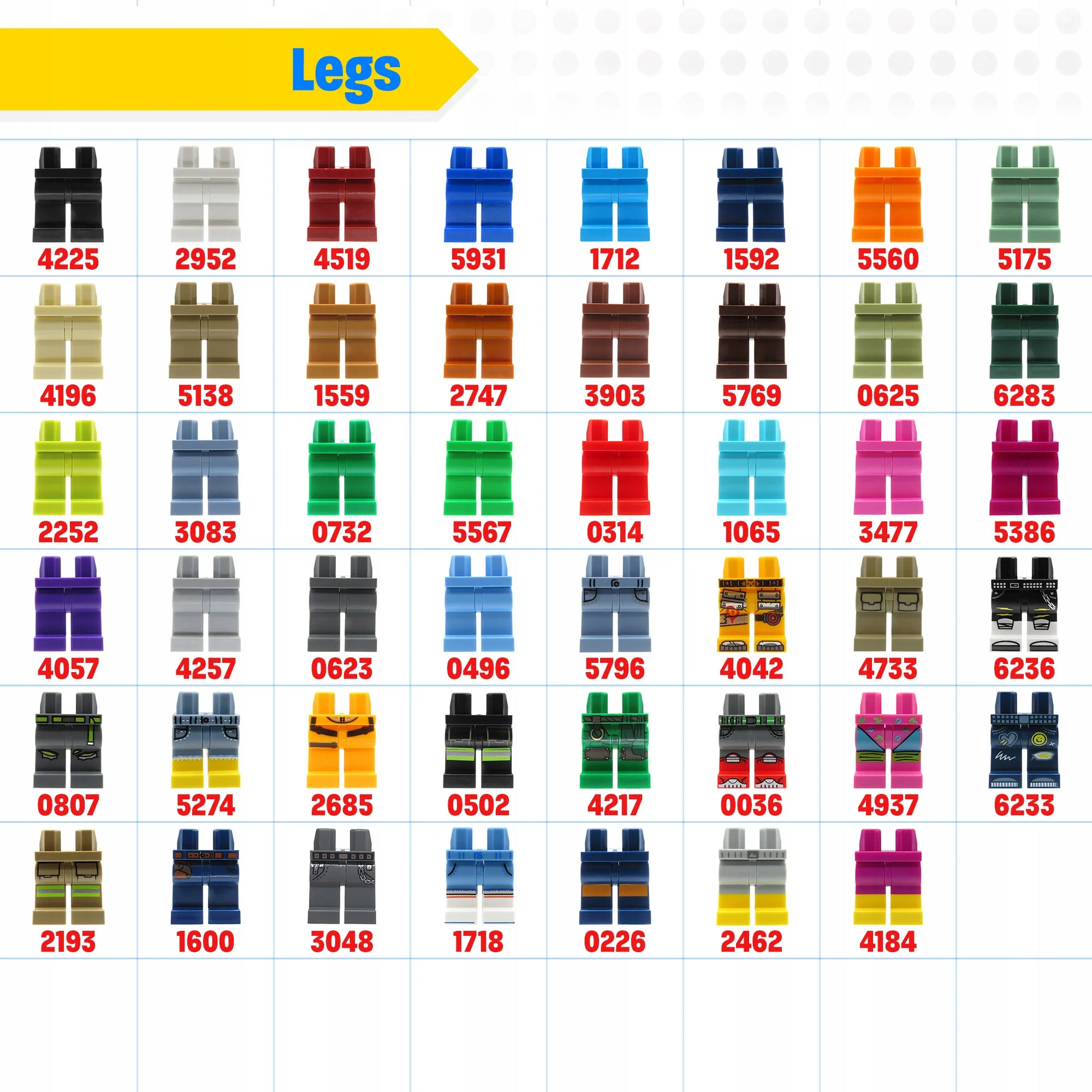 Dziewczyna personalizowana figurka ludzik z części Lego