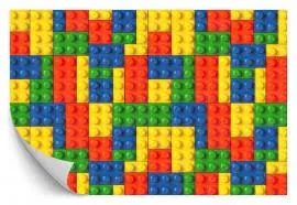 Fototapeta klocki ala lego mix