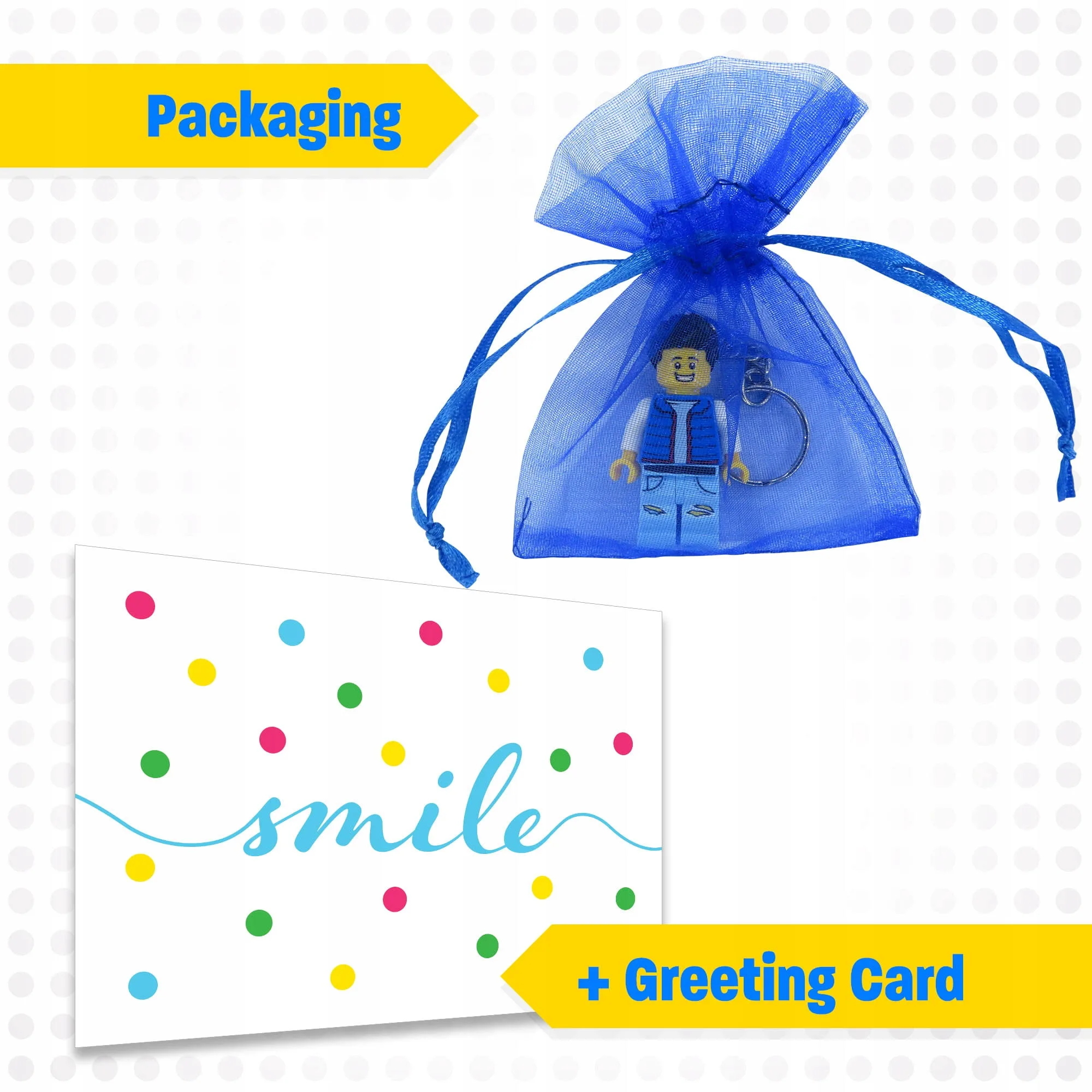 Personalizowane figurki Breloki Stwórz własną figurkę z części Lego