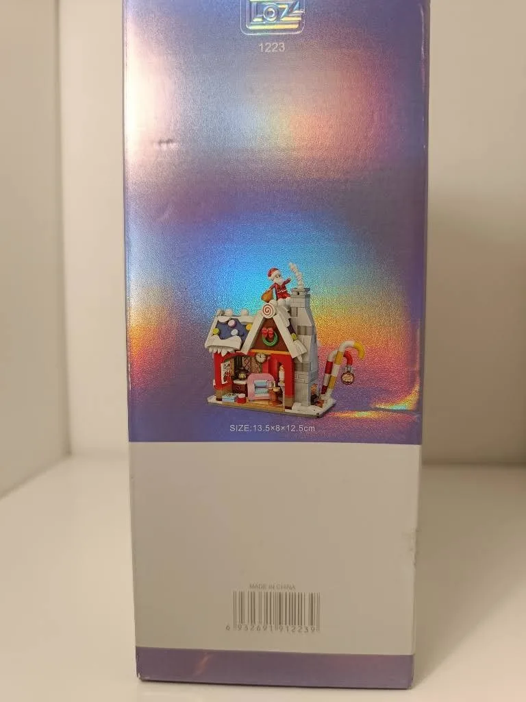 Domek Świętego Mikołaja Boże Narodzenie klocki prezenty