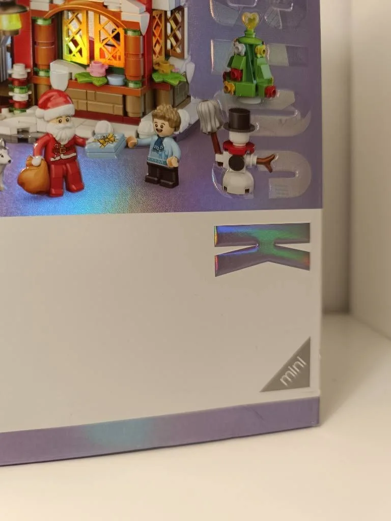 Domek Świętego Mikołaja Boże Narodzenie klocki prezenty