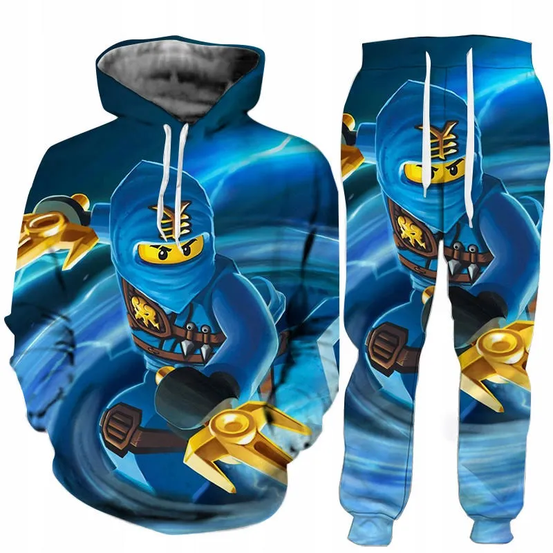 Dres 3D Ninjago Jay Bluza Spodnie Rozmiary bd