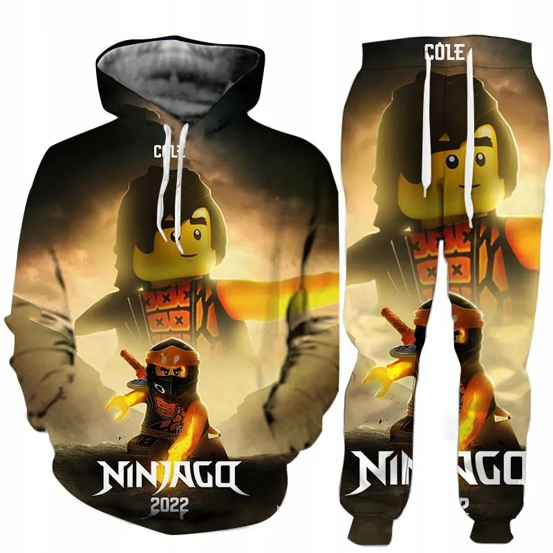 Dres 3D Ninjago Jay Bluza Spodnie Rozmiary zxc
