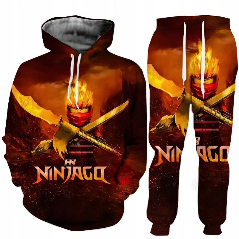 Dres 3D Ninjago Lloyd Bluza Spodnie Rozmiary