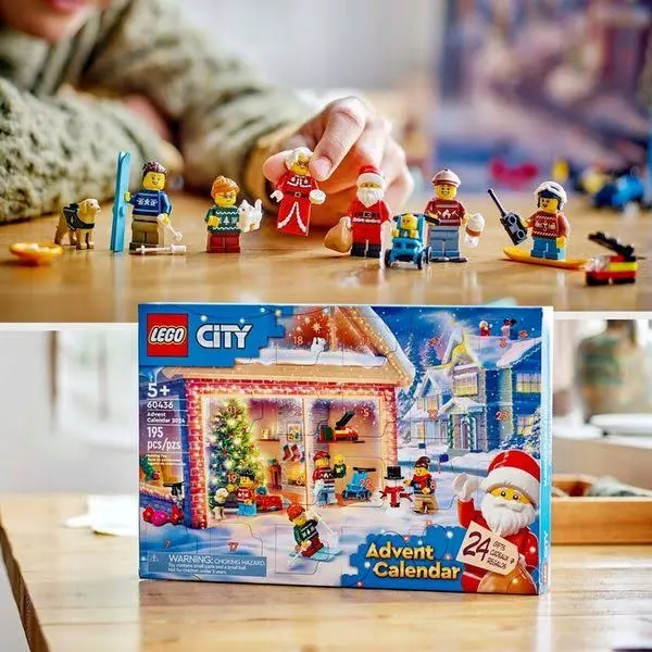 Lego City Kalendarz Adwentowy 60436 2024 Figurki Zestaw XXL