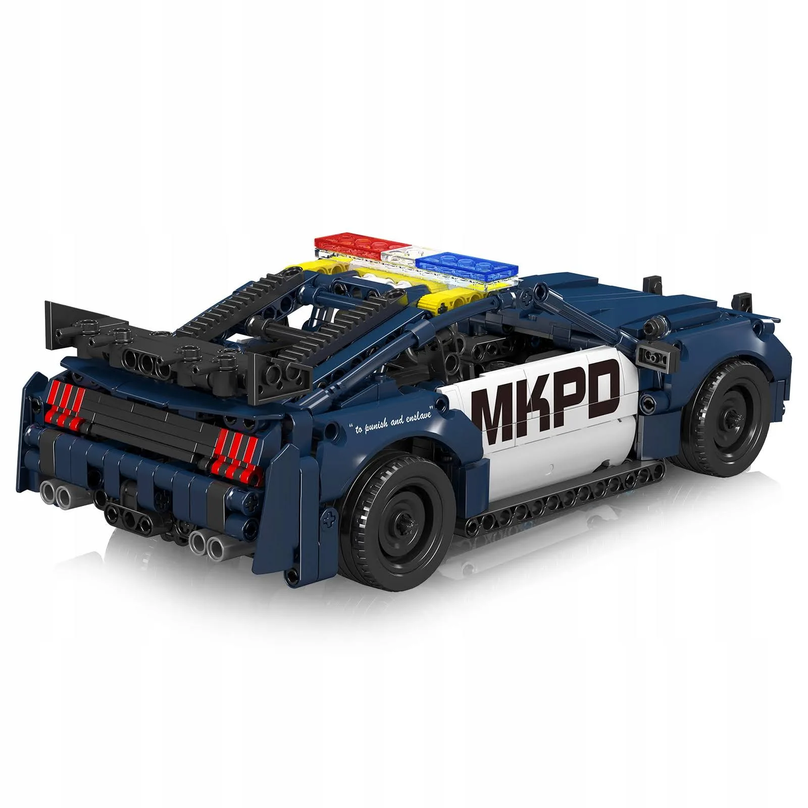 Mould King Klocki Policja Mustang Do Złożenia Radiowóz Zestaw Klocków Konstrukcyjnych - Klocki na Ceneo.pl