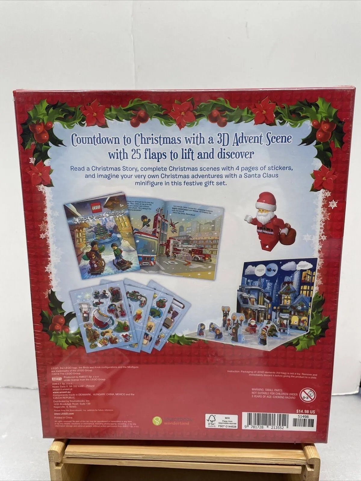 Nowe Lego Odliczanie Do Świąt Bożego Narodzenia Pop Up Kalendarz