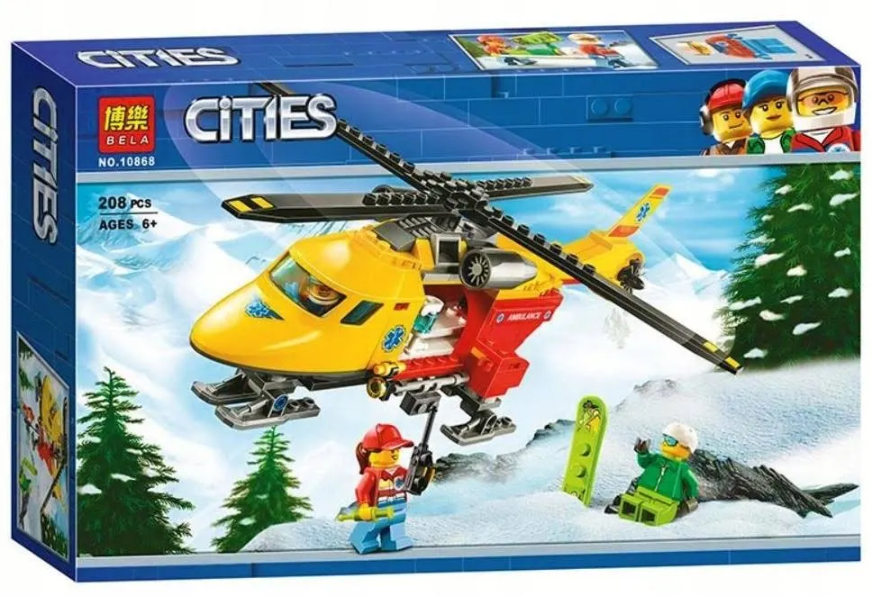 Klocki Cities Straż Pożarna Remiza Strażacka 958el