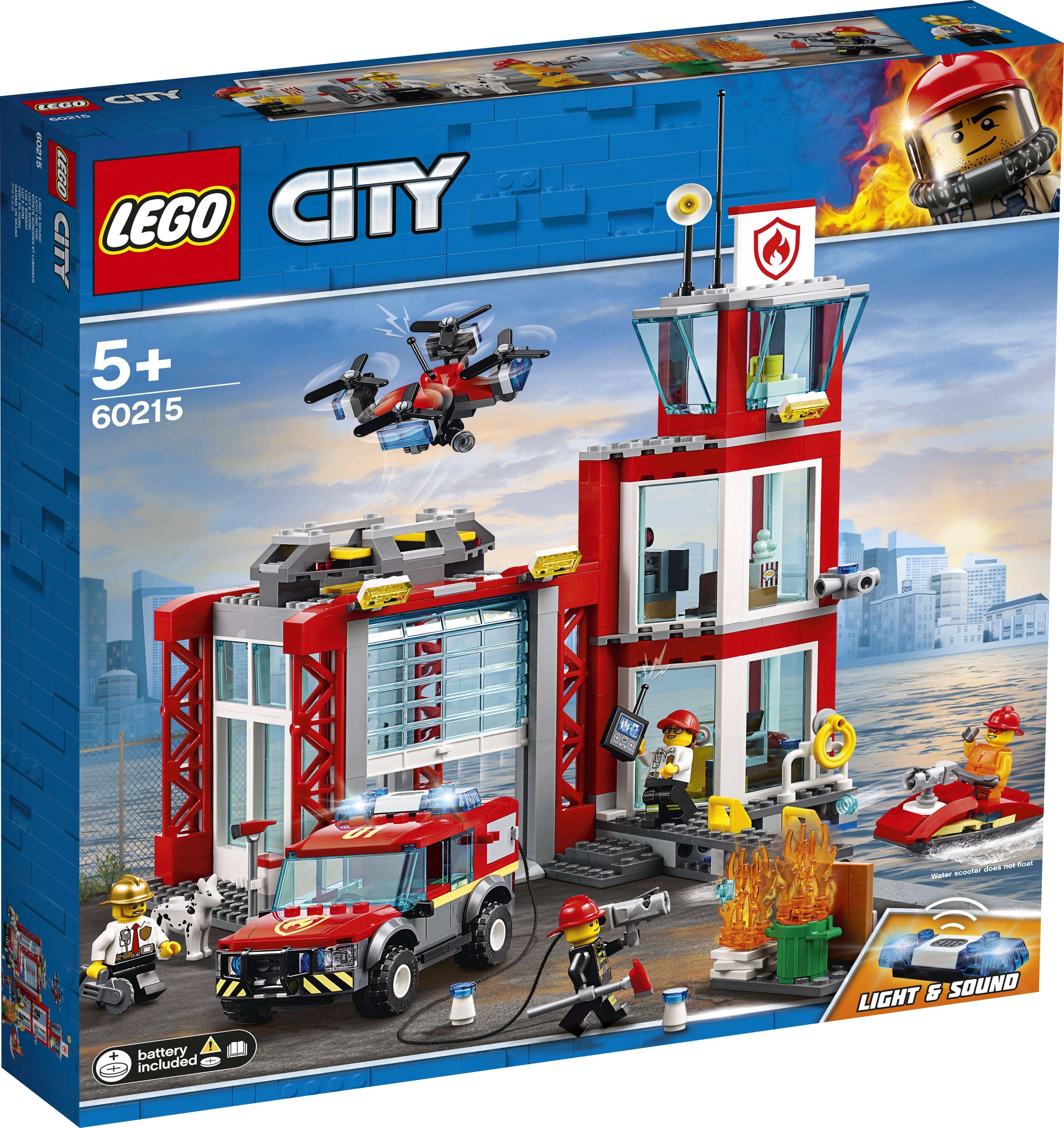 LEGO City 60215 Remiza Strażacka Straż Pożarna