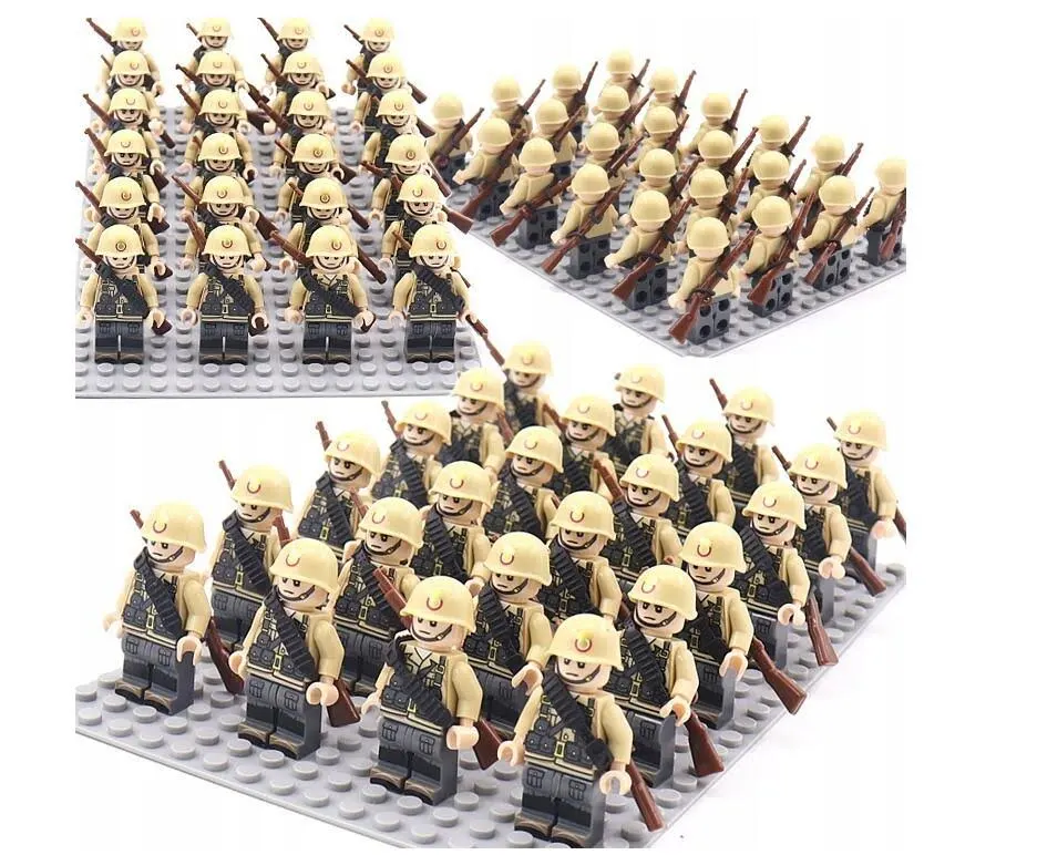 24szt. niemiecka armia Wojsko Żołnierze WW2 Lego
