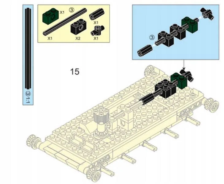 Klocki Wojsko Czołg T-34 Rudy 102 Armia+LEGO Broń