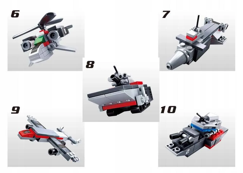 Klocki Wojsko Okręt Statek Lotniskowiec +LEGO Broń - 12728105713