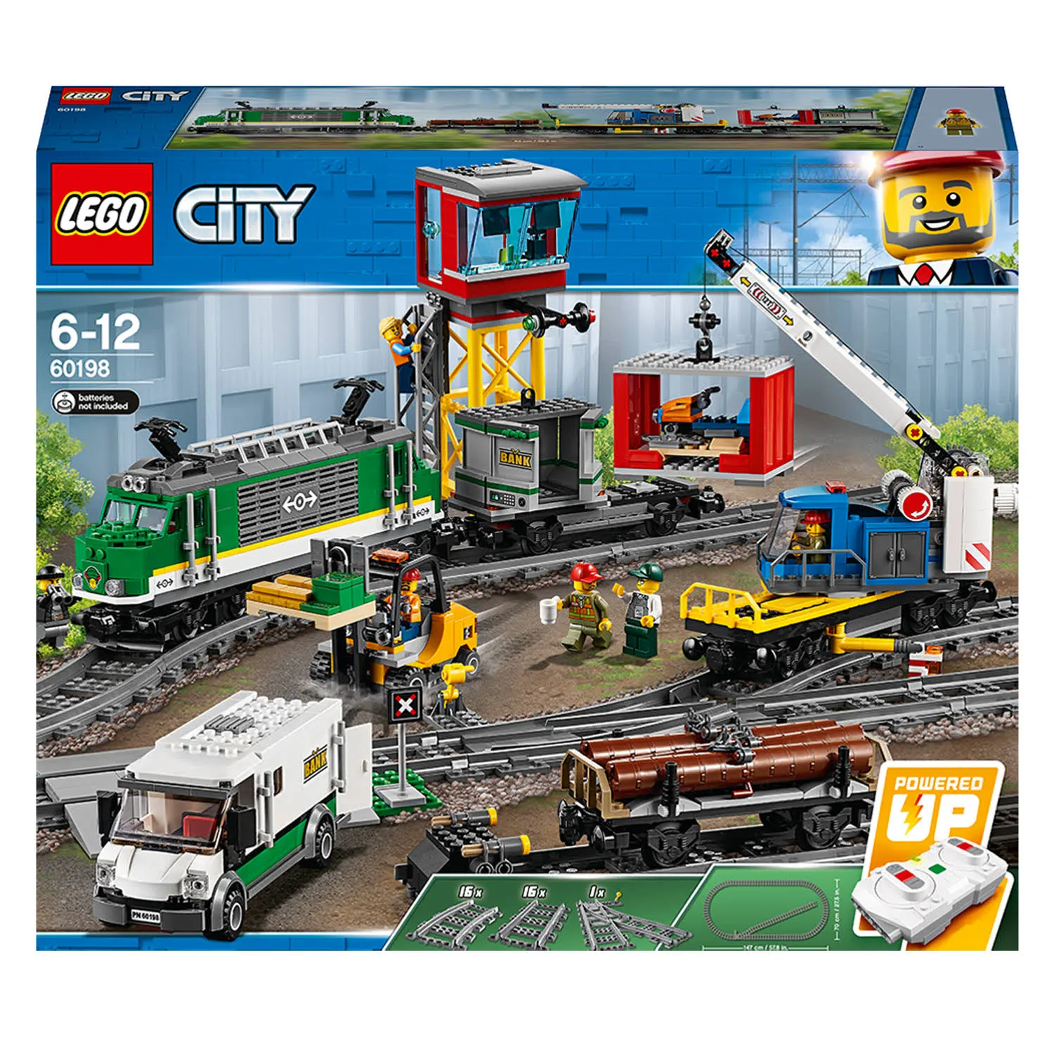 LEGO 60198 CITY POCIĄG TOWAROWY