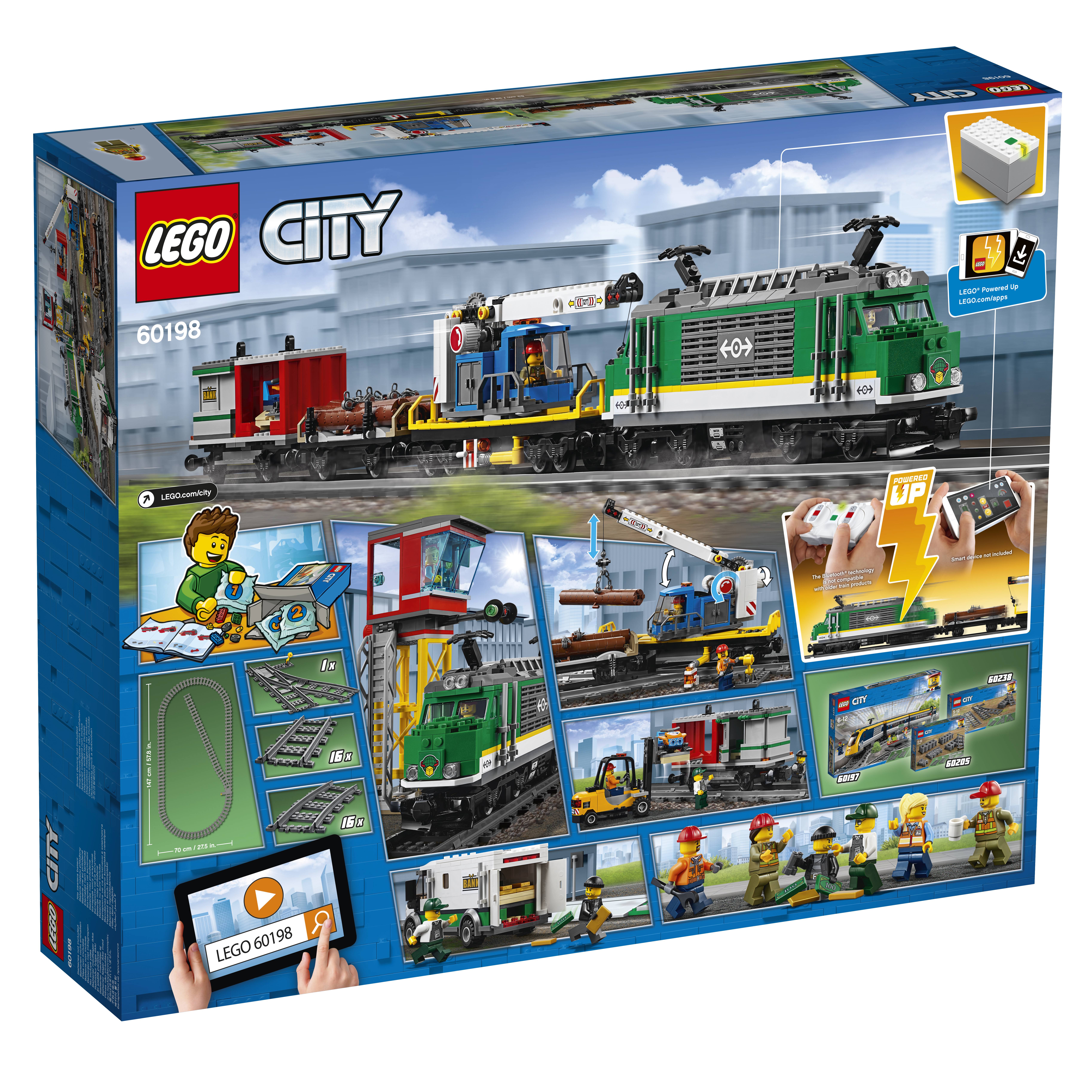 LEGO 60198 CITY POCIĄG TOWAROWY