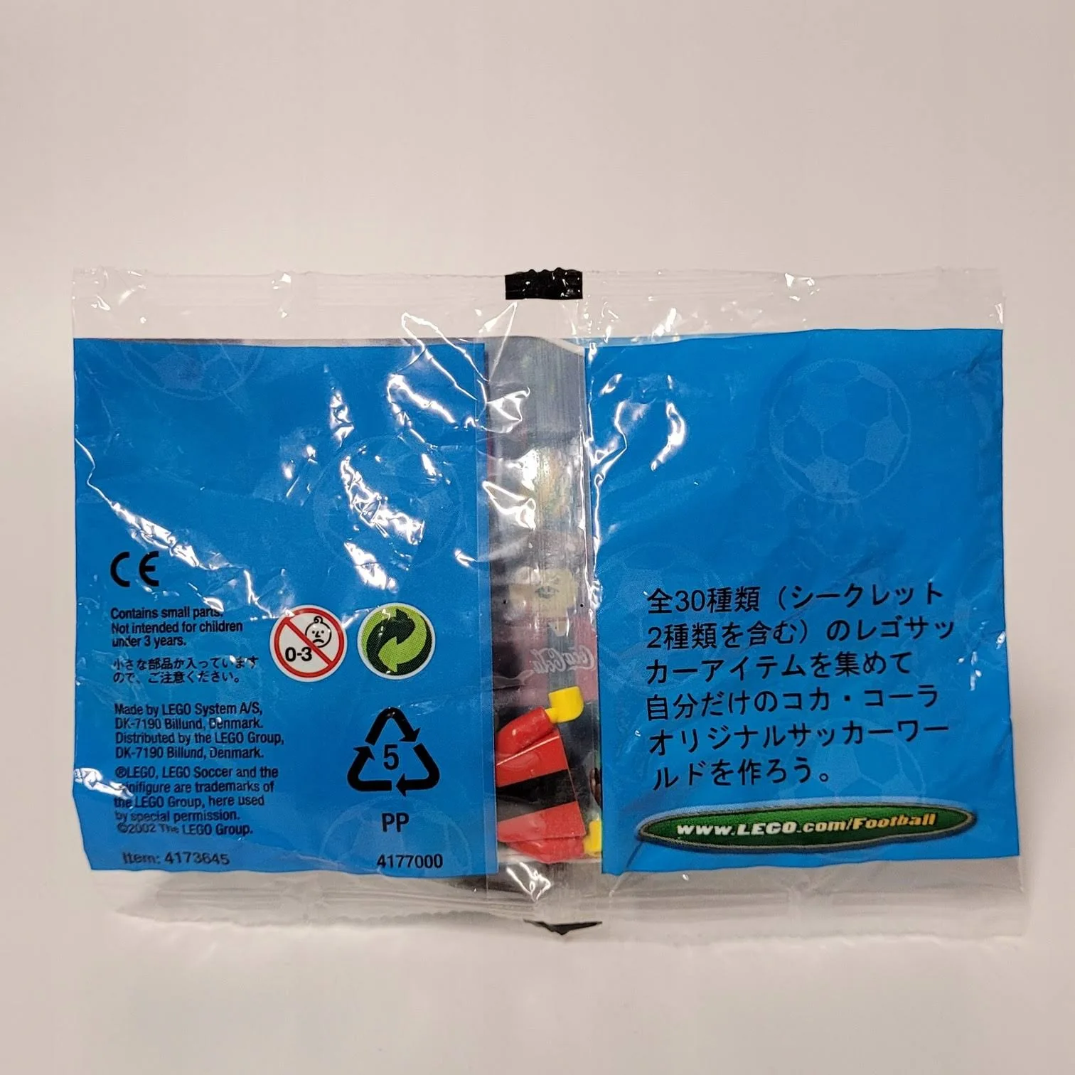 4443 Lego x Coca Cola Kolaboracja Sports Piłka Nożna polybag Misb 2002