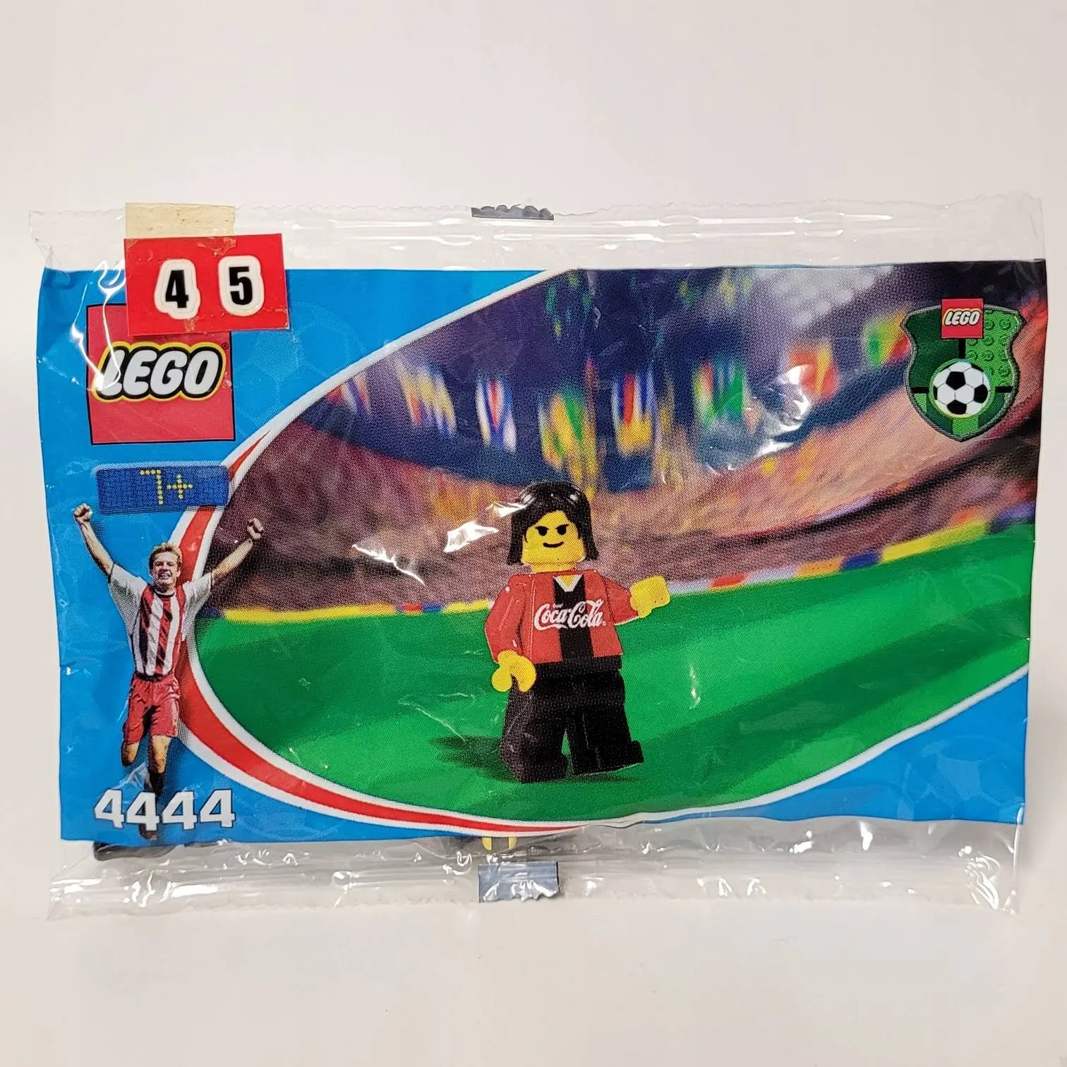 4444 Lego x Coca Cola Kolaboracja Sports Piłka Nożna polybag Misb 2002