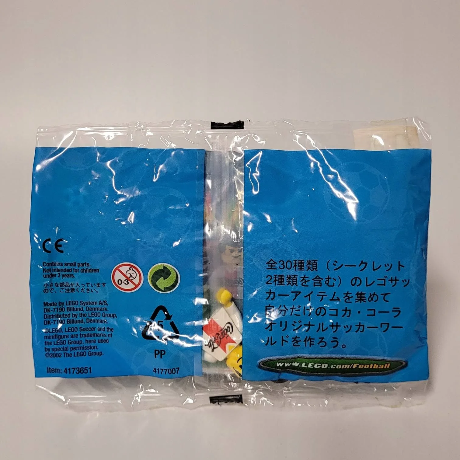 4449 Lego x Coca Cola Kolaboracja Sports Piłka Nożna polybag Misb 2002