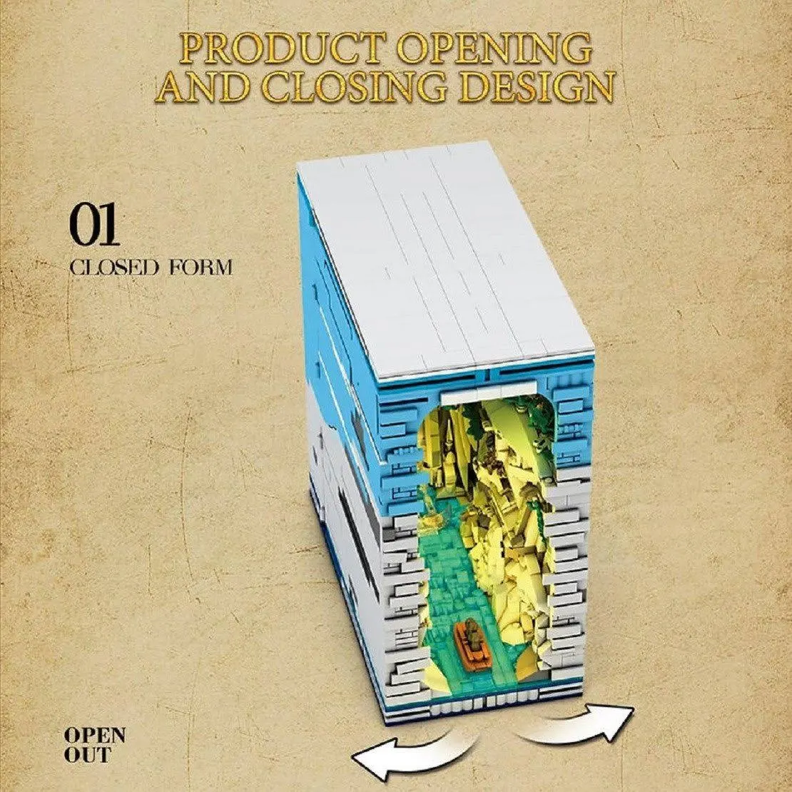 Klocki Reobrix Book Of Kings Wstawka Na Książki Władca Pierścieni 3307 Pcs