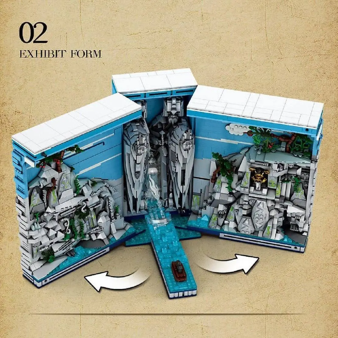 Klocki Reobrix Book Of Kings Wstawka Na Książki Władca Pierścieni 3307 Pcs