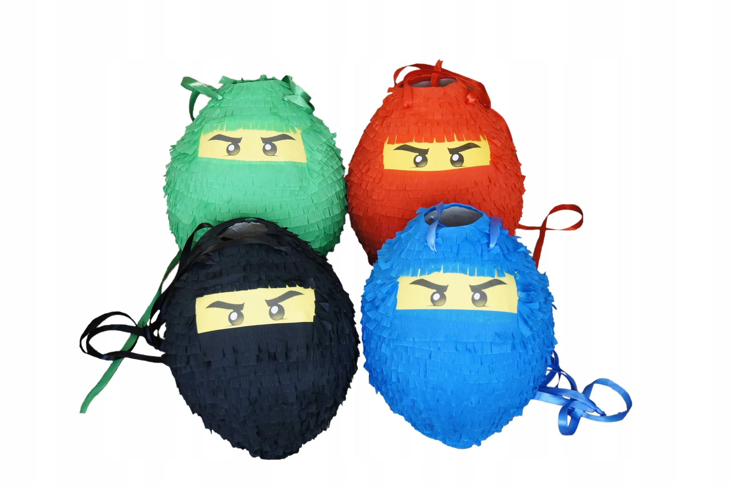 Piniata Czarny Ninjago Lego XL na urodziny Kij