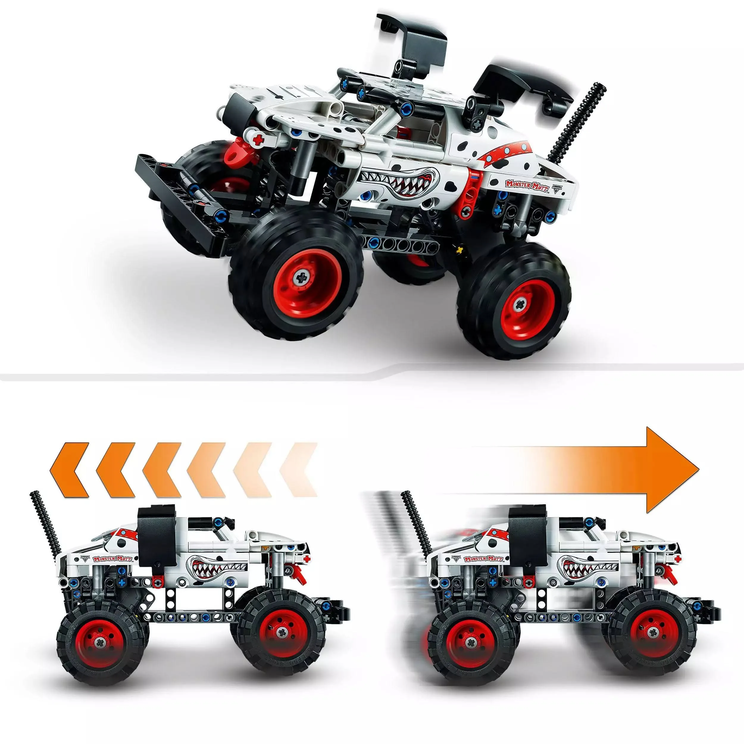 - LEGO Technic 42150 Monster Jam Monster Mutt Dalmatian