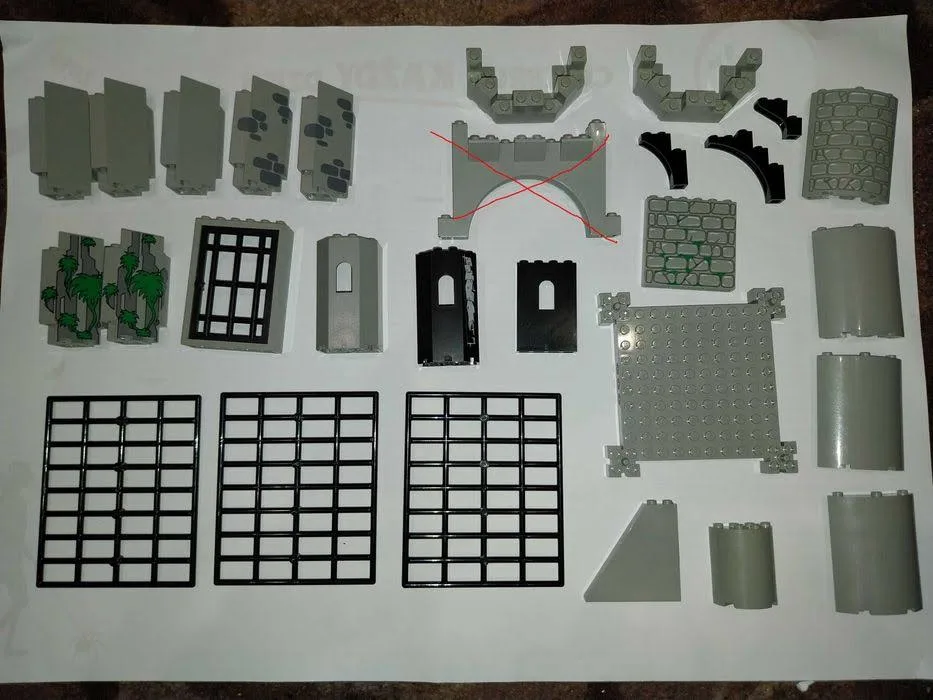 LEGO - elementy Castle Zamek Rycerze