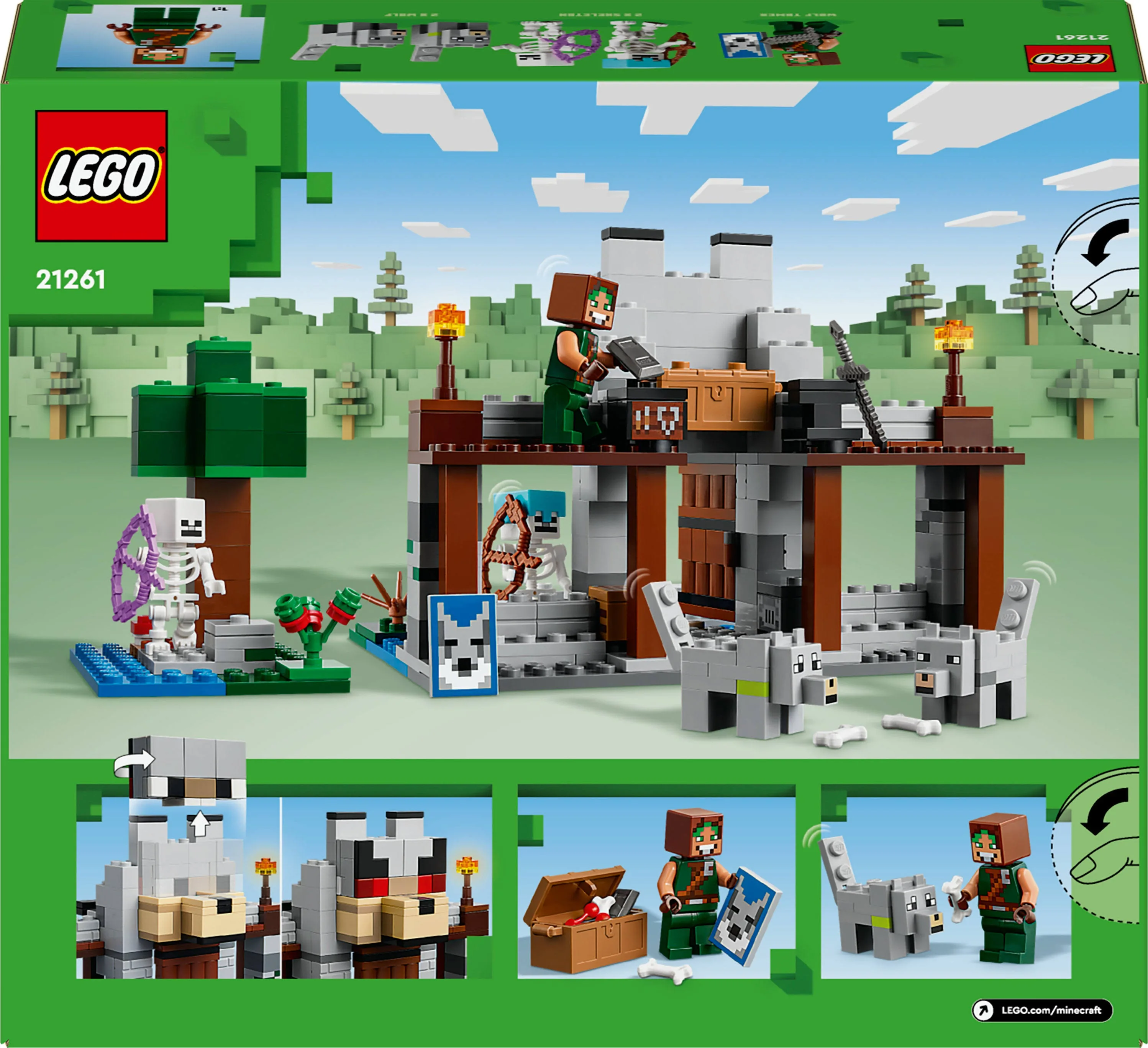 LEGO 21261 MINECRAFT - Wilcza twierdza