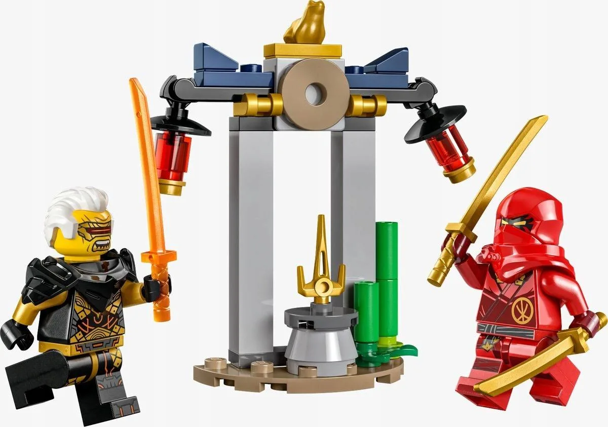 LEGO Klocki Ninjago 30650 Bitwa Kaia I Raptona W świątyni