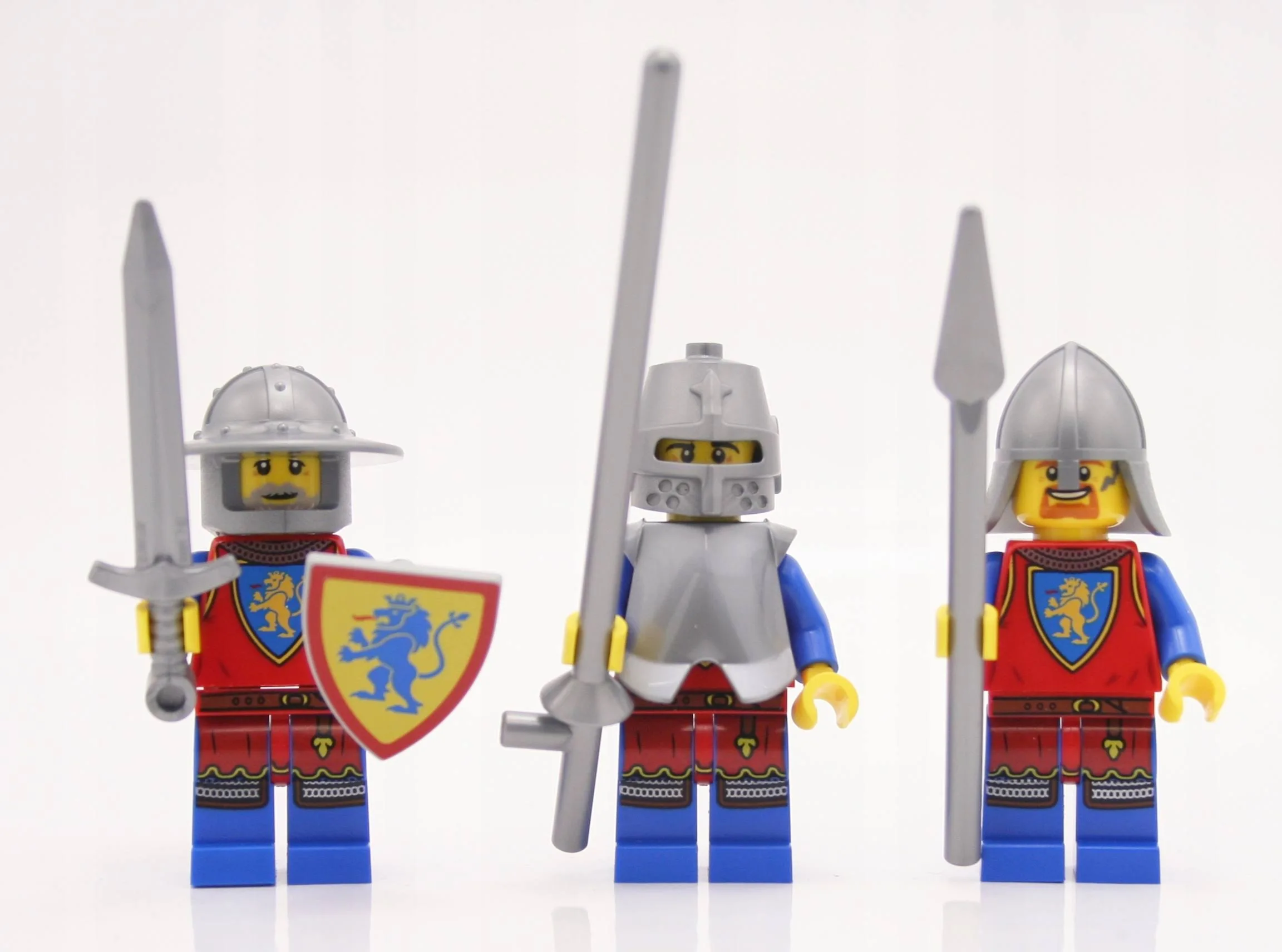 Lego Castle Drużyna Rycerzy Herbu Lew figurki