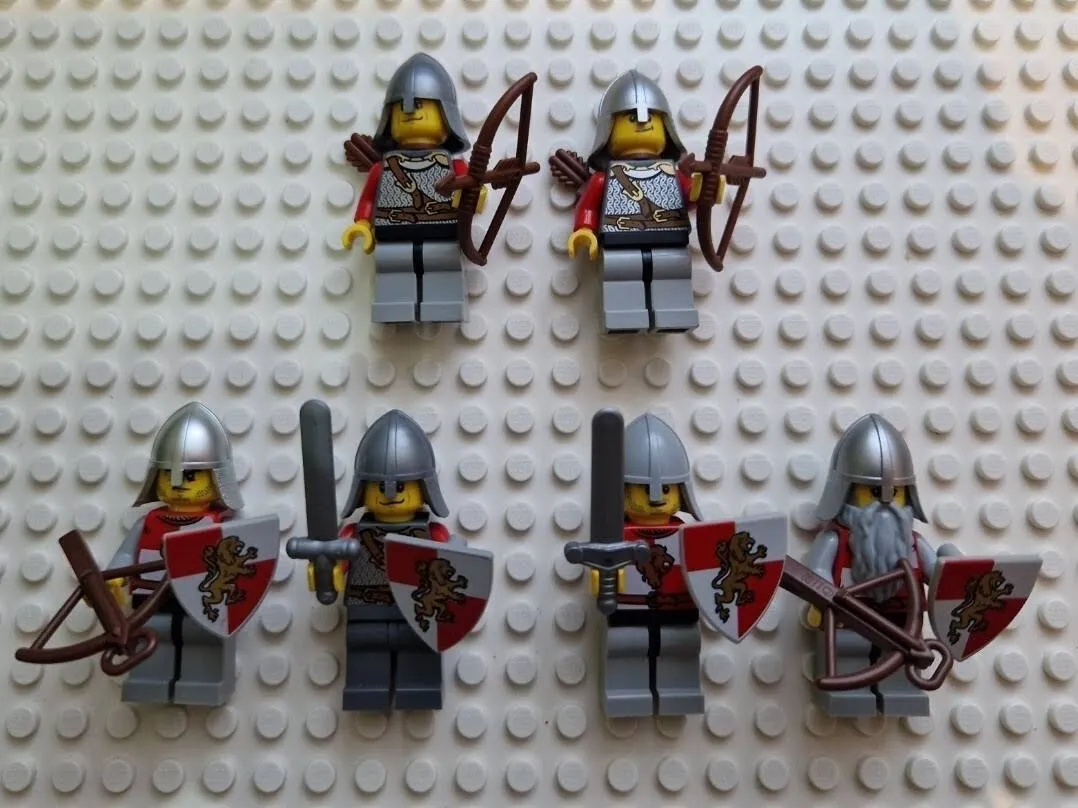 Lego Castle Herb Lwa Rycerz 6 sztuk