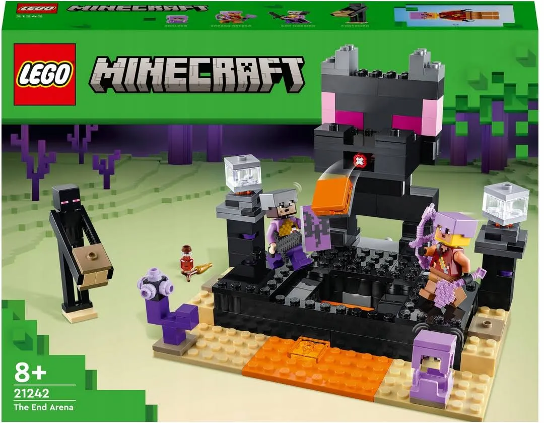 Minecraft Arena Endu Enderman Smok Kresu Zestaw Klocki Lego Kres 252EL