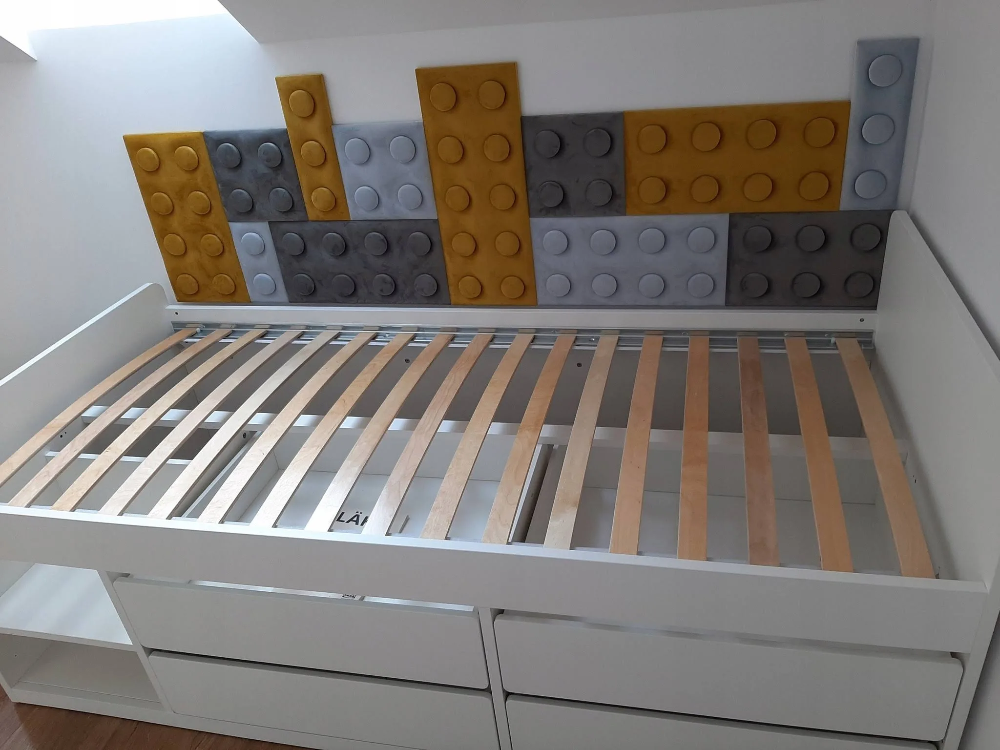 Tapicerowane Panele Lego na ścianę, Dzieci 25x25